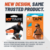 KT Tape Pro 20 Strip - Jet Black
